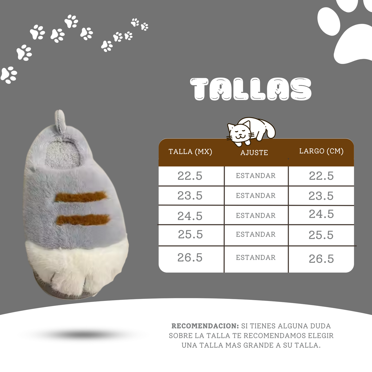 Sleepy Cat - Pantunflas Premium